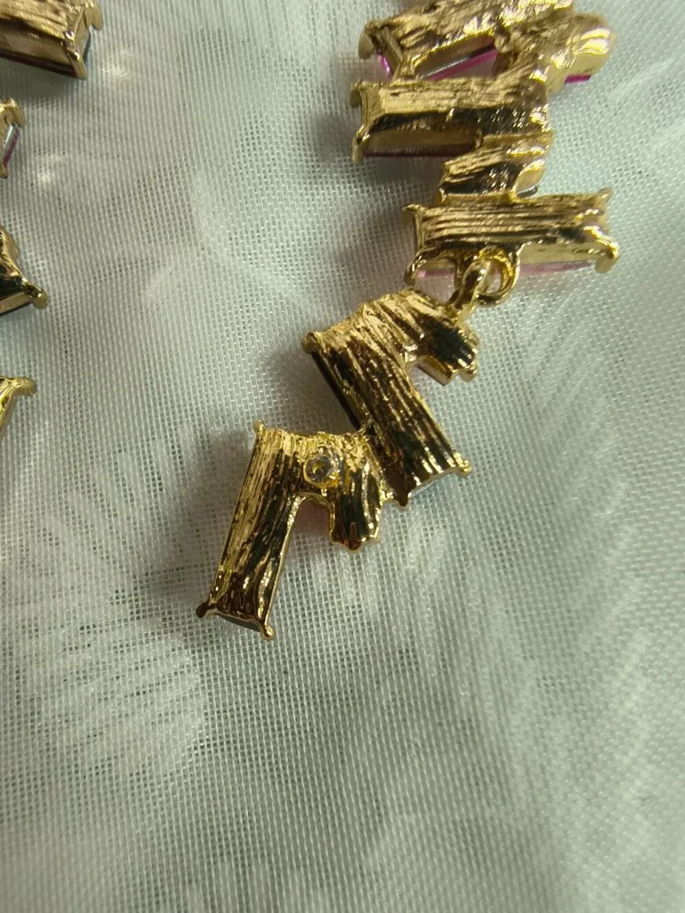 Gold Tone Multi - Color Glass Rhinestone Earrings